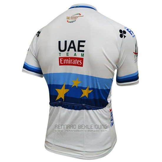 2018 Fahrradbekleidung UCI Weltmeister Leader Uae Lite Wei Trikot Kurzarm und Tragerhose - zum Schließen ins Bild klicken